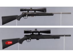 Two Savage Bolt Action Rifles