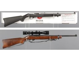 Two Ruger 10/22 Semi-Automatic Rifles 