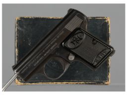 Belgian Browning Baby Semi-Automatic Pistol with Box