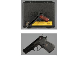 Two Browning Semi-Automatic Pistols 