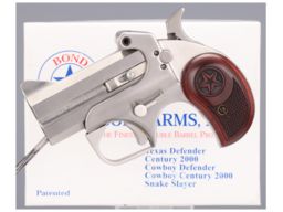 Bond Arms Texas Defender Over/Under Derringer with Box