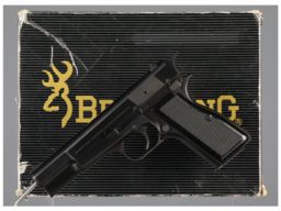 Belgian Browning High Power Semi-Automatic Pistol with Box