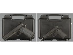 Two Rock Island Armory Semi-Automatic Pistols with Cases 