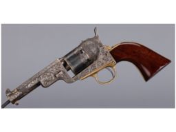 Engraved Copy of a Engraved Colt 1851 Navy Cartridge Revolver 