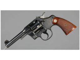 Colt Officer's Model Target Revolver with Factory Letter