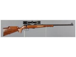 Anschutz Model 1710 Bolt Action Rifle with Zeiss Scope
