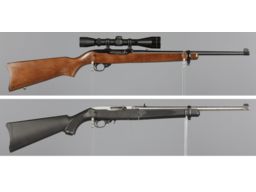 Two Ruger 10/22 Semi-Automatic Rifles 