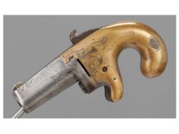 National Arms Co. No. 1 Derringer with Scarce 2 Inch Barrel