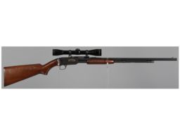 Winchester Model 61 Slide Action Rifle with Scope
