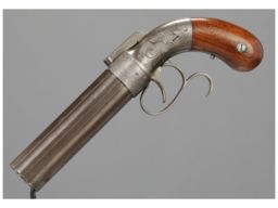 Factory Engraved Allen & Thurber Dragoon Sized Percussion Pepper