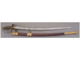 U.S. Model 1850 Foot Officer's Sword with Scabbard