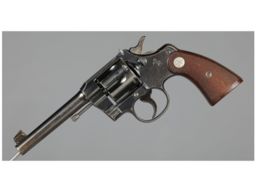 Colt Officer's Model Target Revolver with Factory Letter