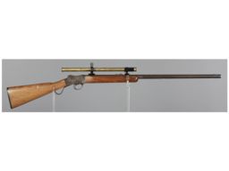 Birmingham Small Arms Single Shot Martini Rifle with Scope