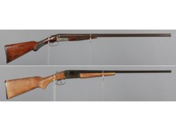 Two Double Barrel Shotguns
