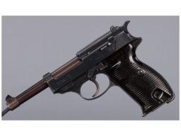 WWII German Walther "ac/41" Code P.38 Semi-Automatic Pistol