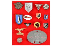 Collection of World War II German Pin Badges