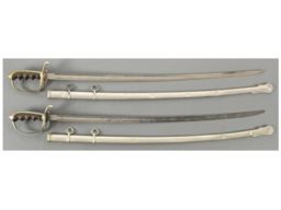 Two WWI Era Springfield Armory Model 1902 Army Officer's Swords