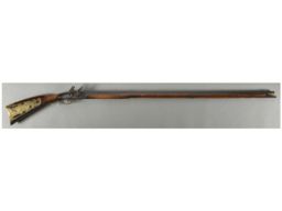 American Full Stock Flintlock Rifle
