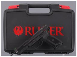 Ruger Model 57 Semi-Automatic Pistol with Case