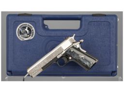 Colt Mexican Heritage Silver Edition Government Model Pistol