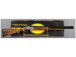 Engraved Huglu Model 103FE Over/Under 20 Gauge Shotgun with Box