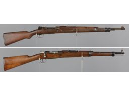 Two Spanish Military Mauser Pattern Bolt Action Rifles