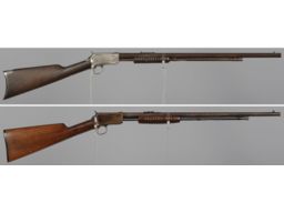 Two Winchester Slide Action Rifles 