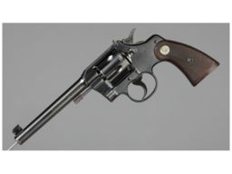Pre-World War II Colt Officer's Model Target Revolver
