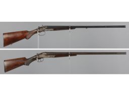 Two Double Barrel Shotguns