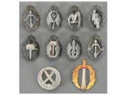 Collection of World War II Italian Badges