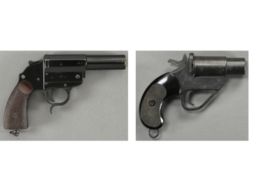Two Military Flare Pistols