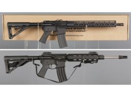 Two AR-15 Pattern Semi-Automatic Rifles 