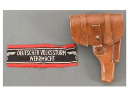 World War II German Holster and Armband