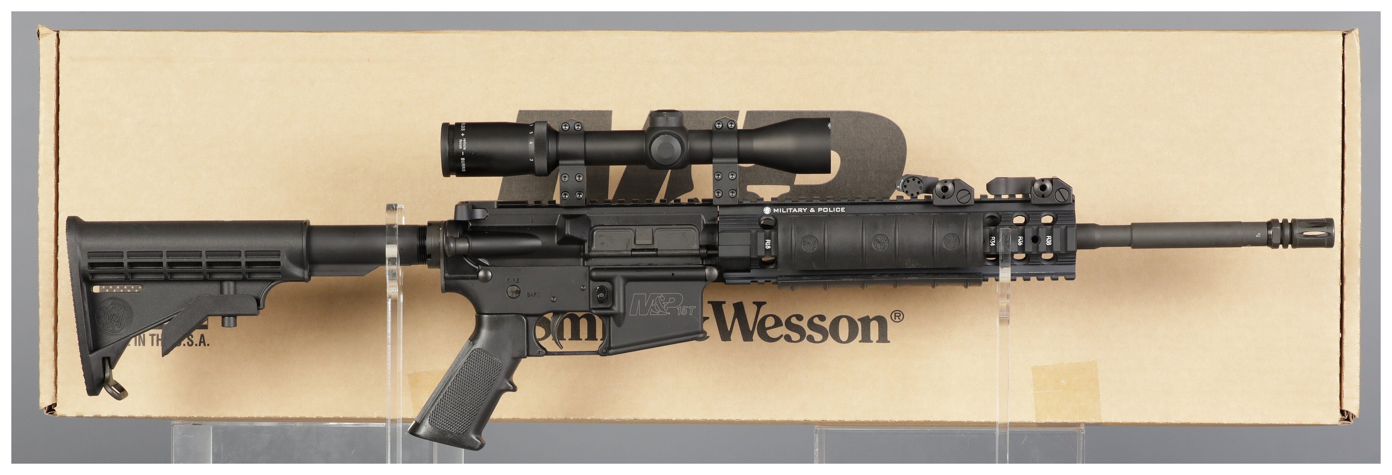 Smith & Wesson M&P-15 Semi-Automatic Rifle with Scope | Rock Island Auction