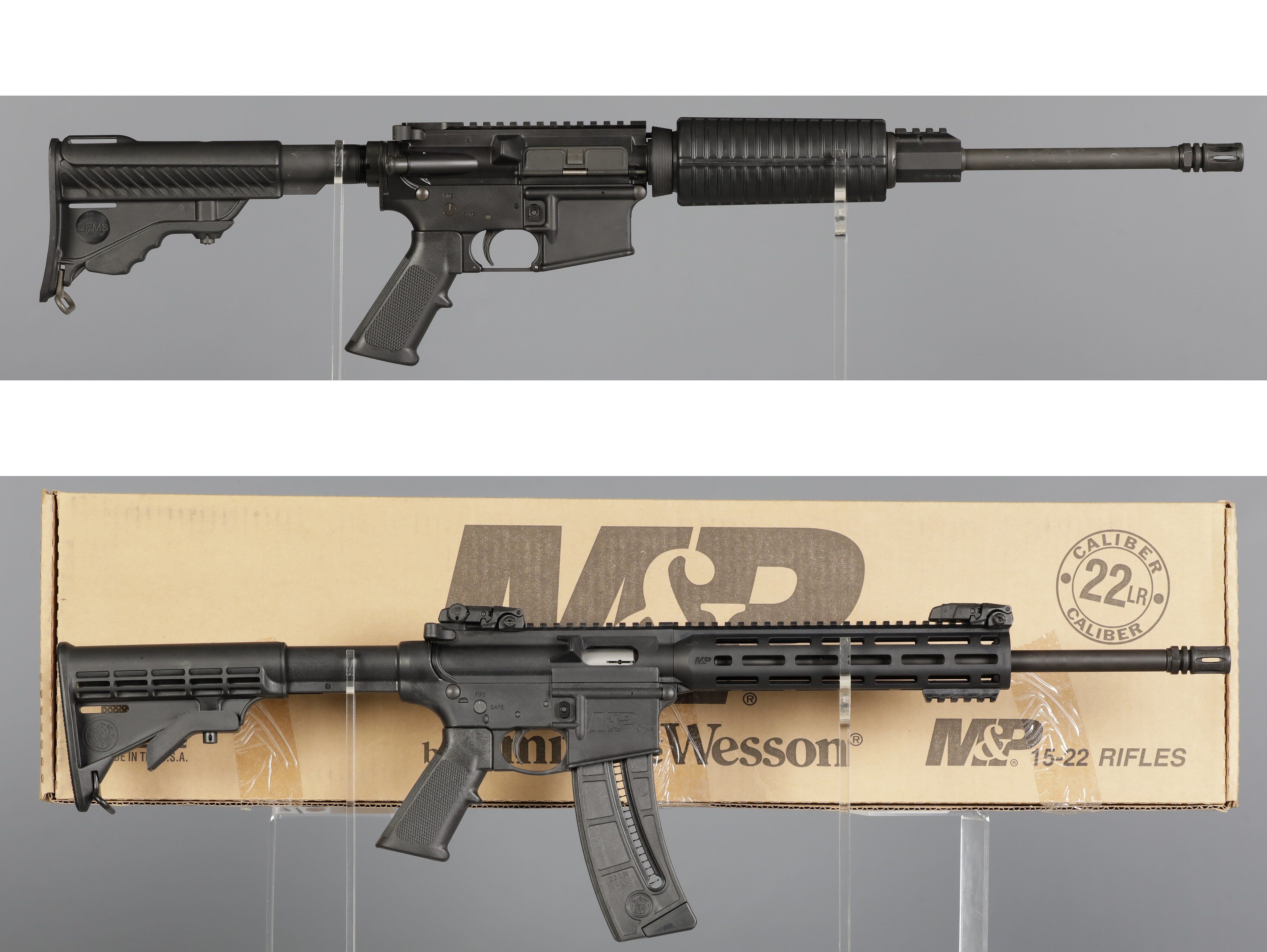 Two AR Pattern Semi-Automatic Rifles | Rock Island Auction