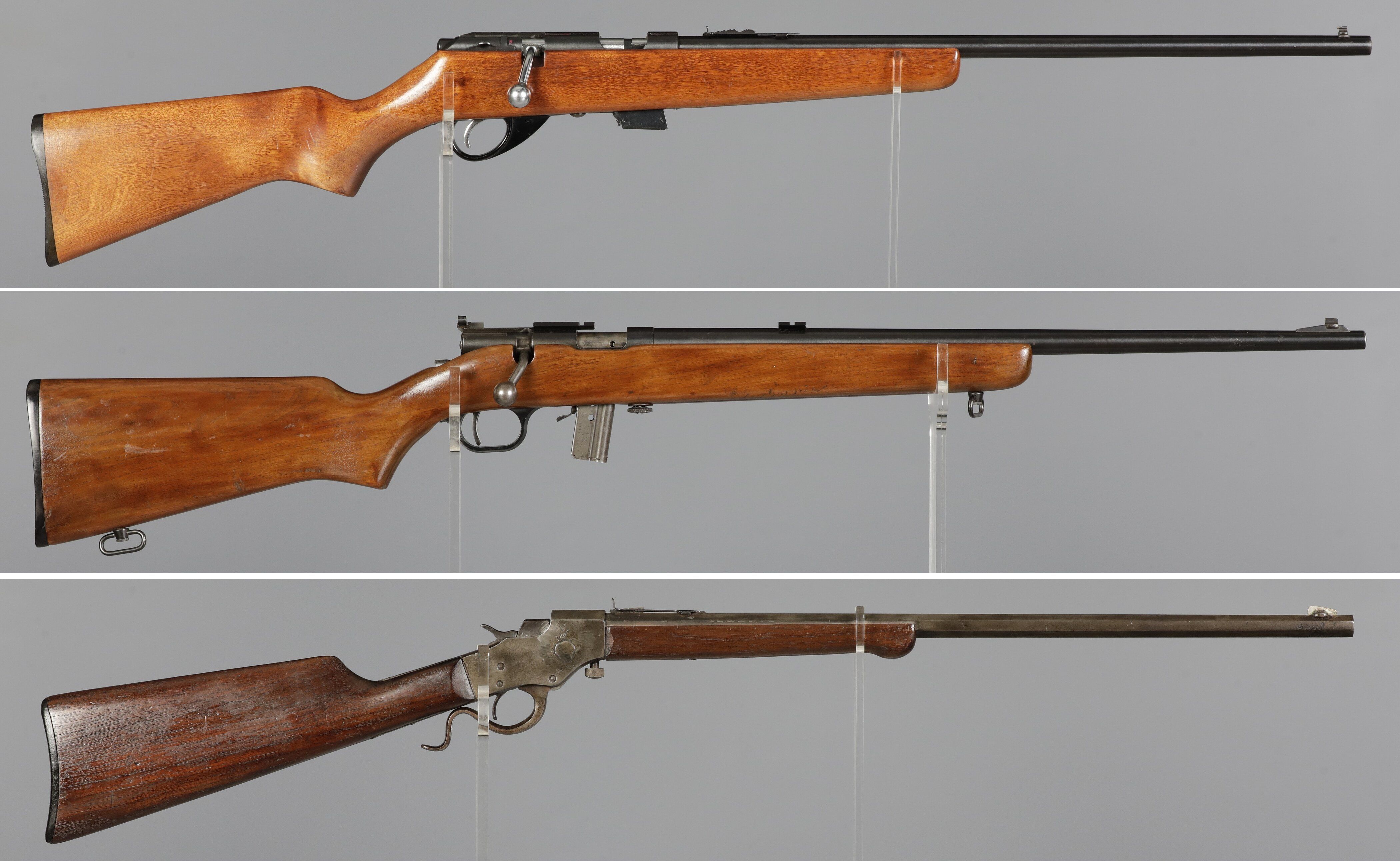 Three Rimfire Rifles | Rock Island Auction