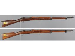 Two Swedish Model 1896 Mauser Pattern Rifles 