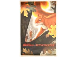Western Winchester "Squirrel" Advertisement Print