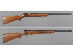 Two Winchester Bolt Action Rimfire Rifles