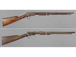 Two Winchester Model 06 Slide Action Rifle