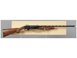 Engraved Remington 410 Bore Model 870 Wingmaster Shotgun