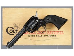Colt Frontier Scout Single Action Revolver with Box and Extra Cy