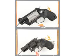 Two Taurus Double Action Revolvers with Boxes