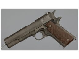 Norwegian Kongsberg Model 1914 Semi-Automatic Pistol