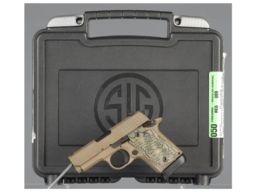 Sig Sauer P938 Scorpion Semi-Automatic Pistol with Case