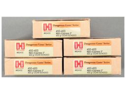 Five Boxes of Hornady 450-400 Nitro Express 3" Ammunition