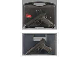 Two German Semi-Automatic Pistols with Cases