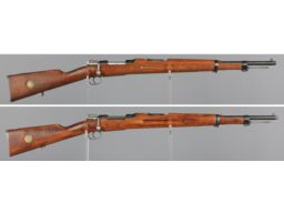 Two Swedish Husqvarna Model 1938 Mauser Pattern Rifles