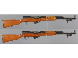 Two Chinese Type 56 SKS Semi-Automatic Rifles
