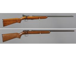 Two Remington Bolt Action Rimfire Rifles